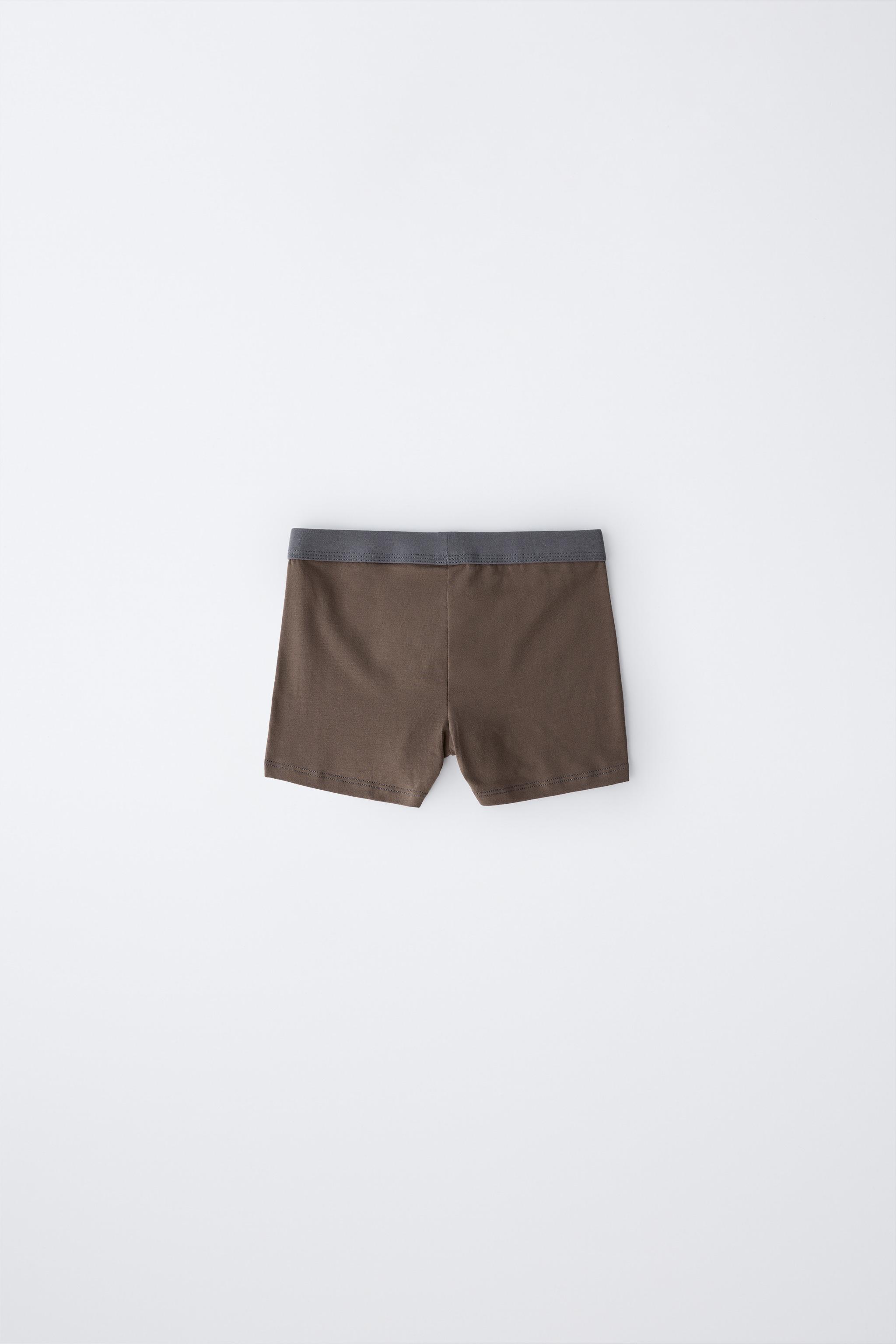 6-14 ANS / PACK DE TROIS BOXERS ÉTIQUETTE